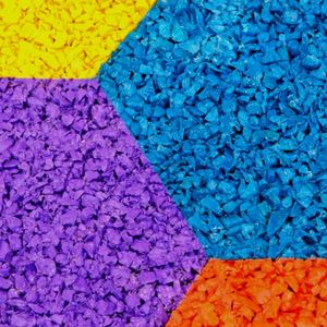 スポーツフロアの安全な表面材（湿式注入）樹脂結合ゴムクラム表面材 - Product Image 4