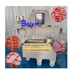 Baiyu 1000kg Injetores automáticos de processamento de carne Equipamento de salmoura salina para carne de porco frango carne de porco frango