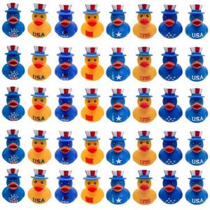 Explosions 250 Anniversary Independence Day Children's Plastic <b>Bath</b> Toy Squeeze-sounding Patriotic Duck Role-playing Water Play - Product Image 6