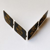 Étiquettes adhésives personnalisées de style livret, bleu clair, imprimées, pour l'étiquetage des flacons de médicaments pour animaux de compagnie