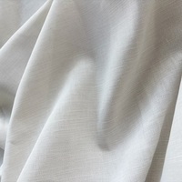 Tissu tissé 100 % polyester FR intrinsèque pour rideaux et textiles de maison