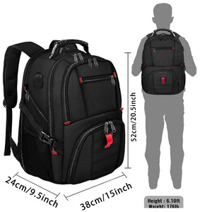 Classic Backpack Oxford Material 52cm Height Travel Use Durable <b>Laptop</b> <b>Sleeve</b> - Product Image 1