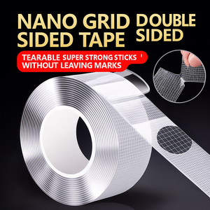 <span class=keywords><strong>Gel</strong></span> adhésif transparent réutilisable haute résistance, imperméable, sans trace, en PU, pour la maison, le bureau, multifonctionnel, double face, nano - Product Image 4