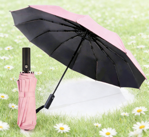 Parapluie pliant classique 3 sections, OEM/ODM d'usine, vente en gros, pas cher, 8 couleurs au choix, pour la pluie - Product Image 4