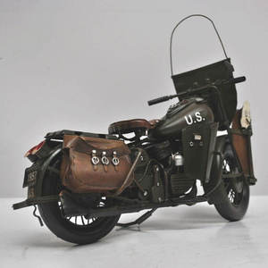 Mô hình xe máy thủ công bằng sắt nghệ thuật phong cách công nghiệp cổ điển Jayland - Product Image 4