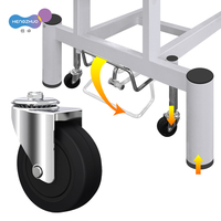 Lit de massage électrique portable pour tout le corps avec roues mobiles, table de spa pour salle de sport, design moderne, salon de beauté, oreiller inclus
