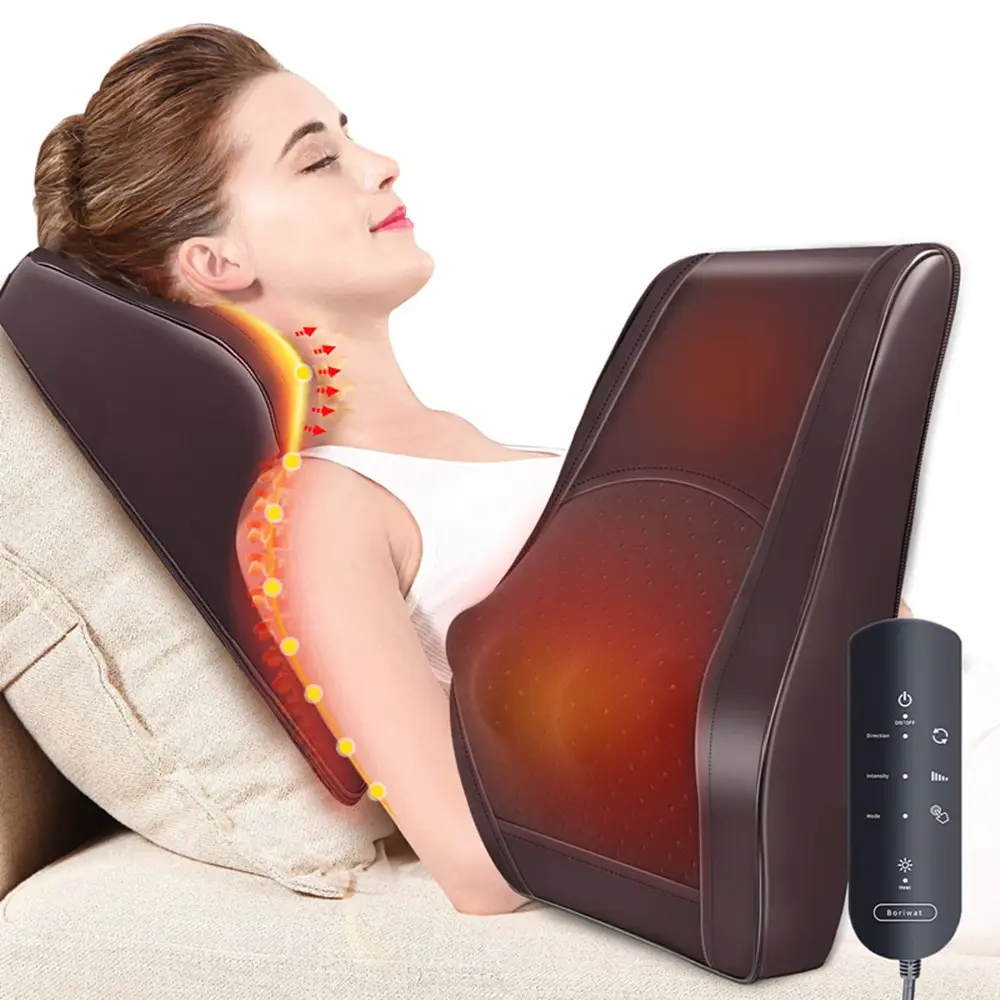 Senxiao-almohada de masaje quiropráctico para oficina, hogar y coche, masajeador de cuerpo completo, terapia versátil