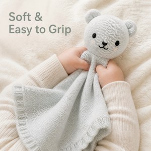 Copertina di Sicurezza per Neonati all'Uncinetto, Coperta Confortevole Lavorata a Mano, Regalo per la Biancheria da Letto dei Bambini - Product Image 2