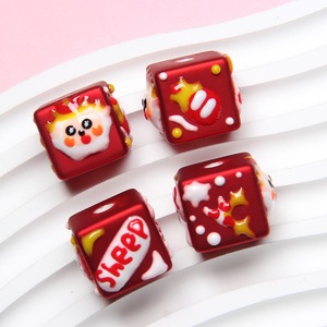 Nuove <span class=keywords><strong>Perline</strong></span> Acriliche Quadrate Semplici e Fresche per DIY, Colorate, per Catene del Telefono, Decorazioni per Auto, Accessori per <span class=keywords><strong>Braccialetti</strong></span> - Product Image 1