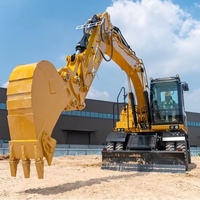 Excavator Roda 15 Ton M315GC dengan Bucket 0,65m3, Panjang Maksimum 4624mm Harga FOB Kompetitif untuk Excavator Besar dengan Kedalaman Penggalian yang Tinggi