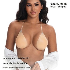 Rehausseurs de poitrine en silicone en forme de goutte d'eau, invisibles, sans bretelles, pour robes dos nu - Product Image 4