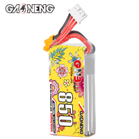 Batterie LiPo GNB GAONENG 850mAh 3S HV 11.4V 120C XT30 pour drone FPV de course, légère, LiHV haute tension