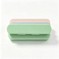 Étui de rangement pour stylos imperméable, boîte d'emballage en plastique portable, impression de logo personnalisée pour usage industriel