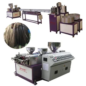 PP PE Three-coloe Artificial Rattan Extruder Machine High Speed Plastic Rattan Making Machine