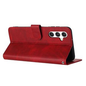 Étui de téléphone TPUPU en cuir de veau uni de style professionnel pour <span class=keywords><strong>Honor</strong></span> X5C PLUS X8D avec design à rabat, emplacements pour cartes, <span class=keywords><strong>portefeuille</strong></span> - Product Image 4