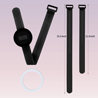 Sangle magnétique pour téléphone pour bouteilles et gobelets Stanley, support magnétique pour téléphone avec 2 sangles réglables pour une utilisation au sport, à la salle de sport