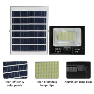 Nuevo Diseño de Lámpara Solar LED para Exteriores, IP65 Impermeable, de Aluminio, Tipo Split, para Jardín, Patio, Calle, Estadio, Plaza, NJ-JB105 Alum - Product Image 2