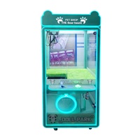 Jouet à jetons griffe grue Machine en peluche jouet receveur prix distributeur automatique Bill opération poupée griffe cadeau Machine à vendre