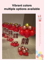 Lot de 2 colonnes de ballons auto-gonflables en forme de fleur de 1,55 m, kit de décoration de fête en latex facile à installer pour mariage, anniversaire, baby shower