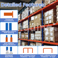 Système de rayonnage sélectif pour entrepôt industriel, rayonnage métallique à longue portée, robuste, pour entrepôt IKEA, stockage de marchandises