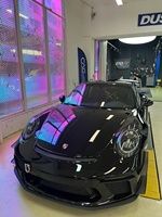 Pour Porsche 991 Sport 991.2 GT2 GT3 RS mat sec en Fiber de carbone pare-chocs avant couteau à air ailettes Canards séparateurs Kits de carrosserie