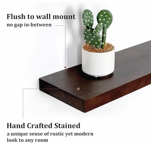 <span class=keywords><strong>Étagères</strong></span> Murales Flottantes en Bois de Haute Qualité <span class=keywords><strong>pour</strong></span> <span class=keywords><strong>Livres</strong></span>, Chambre à Coucher et Salon - Product Image 5