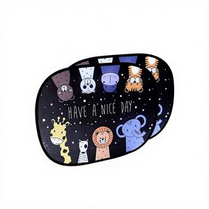 <span class=keywords><strong>Film</strong></span> de protection solaire pour fenêtre latérale de voiture, dessin animé, 44*35cm |   Unicorn/Underwater World 10 Protection solaire, adhésif statique et autocollant, ajustement standard - Product Image 1