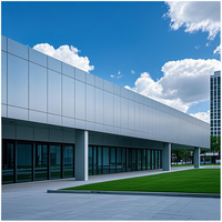 Panneau de façade en aluminium antistatique moderne, épaisseur 4 mm, imperméable, ignifuge, antibactérien, anti-moisissure, revêtement PVDF pour meubles