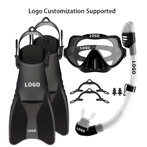 Novidade: Conjunto Profissional com Máscara de Mergulho Panorâmica de Ampla Visão, Seca e Anti-Embaçante, com Snorkel e Nadadeiras - Product Image 2