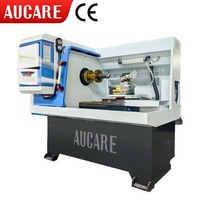 Machine de découpe de jantes en alliage automatique chinoise, tour CNC, contrôle laser, écran tactile 15 pouces pour la réparation de jantes, facile à apprendre