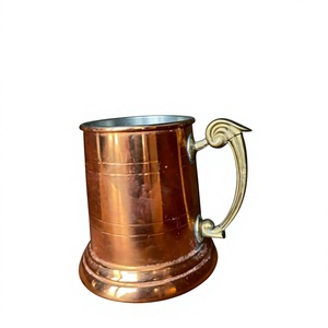 Taza de Cerveza de Cobre Polaco para Viaje con Asa de Latón y Mosquetón, Mantiene las Bebidas Calientes/Frías de 6 a 12 Horas, Apta para Lavavajillas y Microondas, Personalizable - Product Image 3
