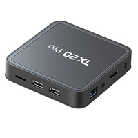 Precio de Fábrica TX20 Pro Allwinner H313 Android 14.0 16GB 256GB 4K Quad Core Set Top Box con Control Remoto por Voz BT