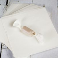 Papier ciré alimentaire coloré double face imperméable pour emballage de bonbons torsadés