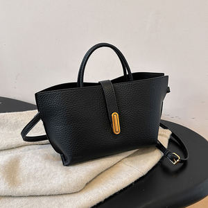 Bolso de Mano de Moda de Diseño Vintage para Mujer DZ, Bolso Cruzado de Cuero PU con Cierre de Cordón, Forro de Poliéster Impermeable - Product Image 2