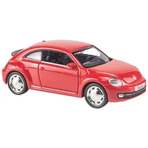 Toptan kalıp döküm oyuncak nostaljik araba 1:36 Diecast araba Beetle Vintage pres döküm Model araç çocuklar için
