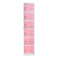 Casier de stockage en métal de meuble de rangement en acier de prix usine avec les étagères réglables pour le bureau d'école