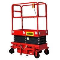 Cathaylift 3m Capacité de charge 300kg Hauteur maximale 4,8m Options multi-hauteurs Mini élévateur à ciseaux manuel électrique hydraulique en acier