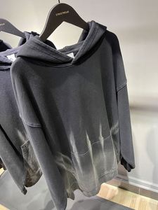 Yingling venta al por mayor 420g 100% algodón francés Terry hombres Vintage ácido lavado tendencia gradiente sudaderas con capucha de gran tamaño - Product Image 2