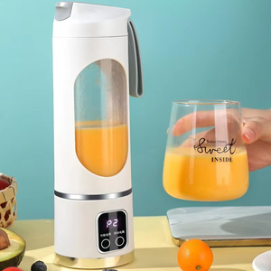 Plastic Juicing <b>Cup</b> Portable Wireless Fruit Blender Mini Multifunctional Kitchen Juicer USB Charging Outdoor - Product Image 5