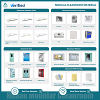 Sala Limpia Modular Moderna HUAAO con Paneles Sándwich para Aplicaciones en Talleres y Hospitales, Solución de Proyecto Llave en Mano Personalizada