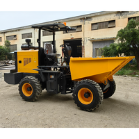 Nouveau Mini camion à benne basculante électrique 4x4 chargeur frontal petit benne diesel pour la construction pompe à traction avant pour les industries agricoles