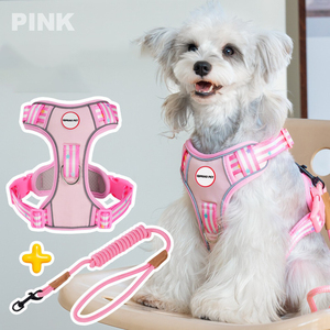 Cross-border pet chest back anti-relief new explosion-proof vest type dog traction rope safety reflective breathable walking dog - Product Image 5