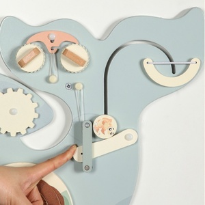 2025ใหม่ล่าสุดของเล่นไม้ปริศนาทำด้วยมือติดผนังกระดานประสาทสัมผัสกระดานไม้จระเข้ไม่ว่าง - Product Image 4