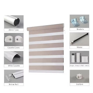 <span class=keywords><strong>มู่ลี่</strong></span>ม้าลายสองชั้นสำหรับหน้าต่างผ้าม่านสำหรับ<span class=keywords><strong>ห้อง</strong></span><span class=keywords><strong>นอน</strong></span>สำนักงาน - Product Image 2