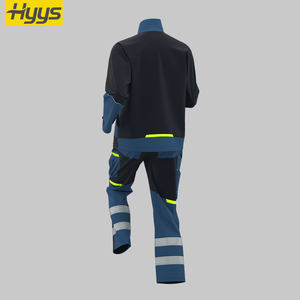 Autunno primavera inverno <span class=keywords><strong>abiti</strong></span> da lavoro anti-strappo set di sicurezza per esterni <span class=keywords><strong>abiti</strong></span> da lavoro Rip-Stop con strisce riflettenti - Product Image 2