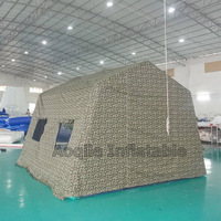 Tente gonflable extérieure de camping de pique-nique camouflage d'activités de tente de dôme gonflable en gros
