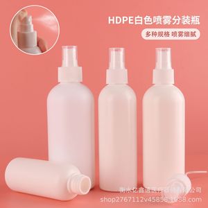 Hdpe White Spray <b>Bottles</b> 200ml 300ml 500ml Fine <b>Mist</b> Dispensing <b>Bottle</b> For Cosmetic Packaging - Product Image 1