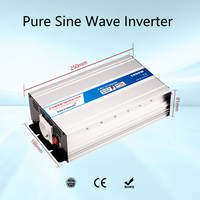 Onduleur Pretiosus à prix d'usine 1000W DC12/24/48V vers AC 100/110/120/220/230/240V à onde sinusoïdale pure, onduleur d'alimentation UPS