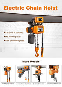 Alat Angkat Rantai Mini Terlaris 1-10 Ton Kecepatan Ganda Mini 2 Ton Derek Listrik untuk Derek Gantry Portabel - Product Image 6