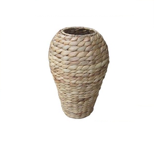 Pot de jardin en jacinthe d'eau naturelle tissée à la main panier de jardinière de fleurs magnifiquement conçu pour un usage domestique Inspiration vietnamienne - Product Image 2